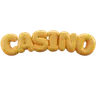 Balloon Letter Casino Sticker