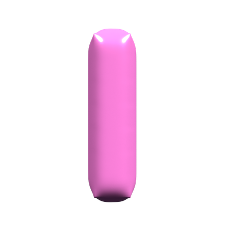 Balloon Letter I  3D Icon