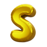 3d balloon letters emoji
