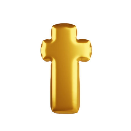 Balloon letter t lower case  3D Icon