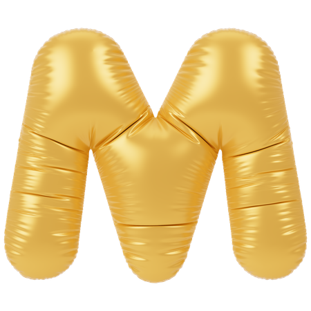 Balloon M  3D Icon