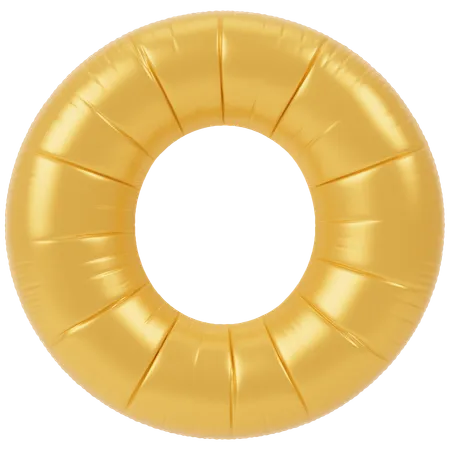 Balloon O  3D Icon