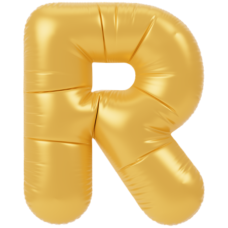 Balloon R  3D Icon