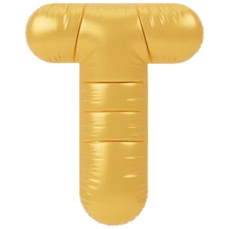 Balloon T  3D Icon