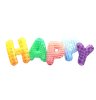 Balloon Text Happy