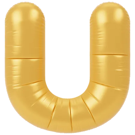 Balloon U  3D Icon