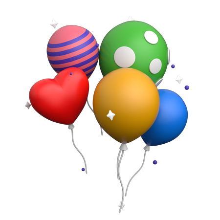 풍선  3D Icon