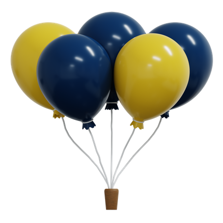 Balloons  3D Icon