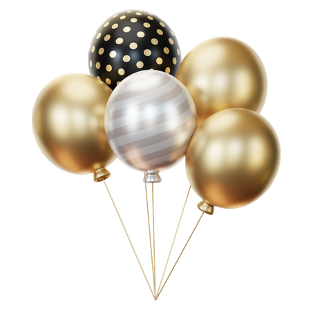 Balloons  3D Icon