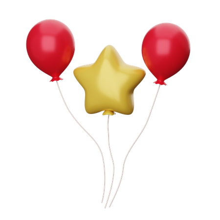 Balloons  3D Icon