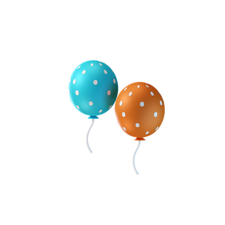 Balloons  3D Icon