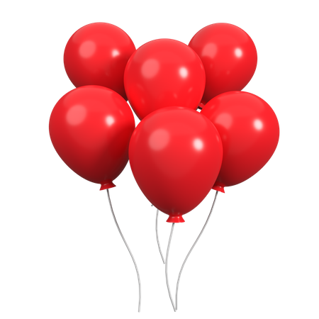 Balloons  3D Icon