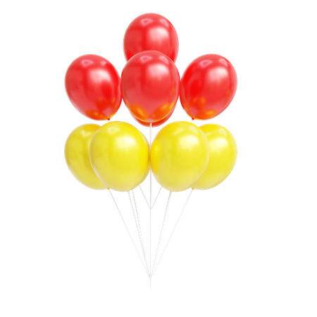 Balloons  3D Icon