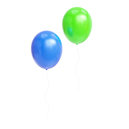 Balloons  3D Icon