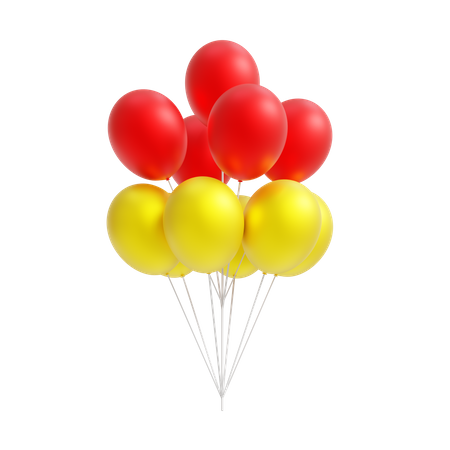 Balloons  3D Icon