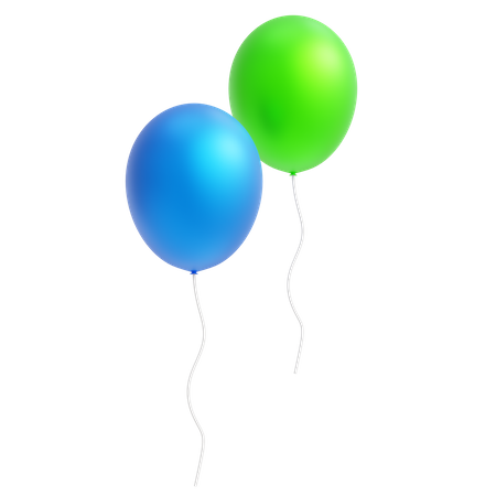 Balloons  3D Icon