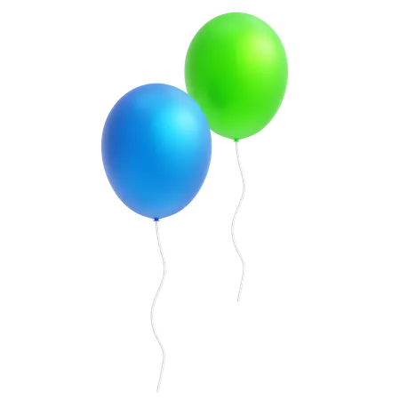 Balloons  3D Icon