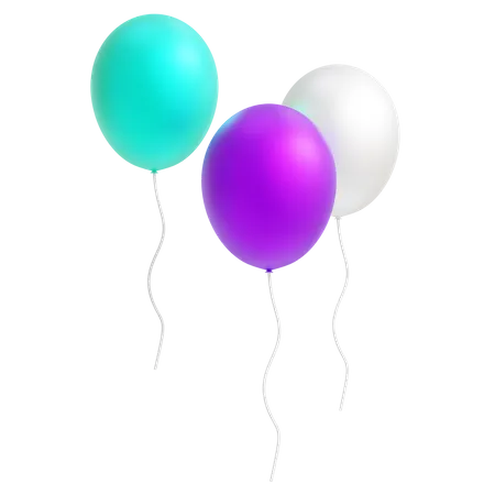 Balloons  3D Icon