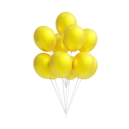 Balloons  3D Icon