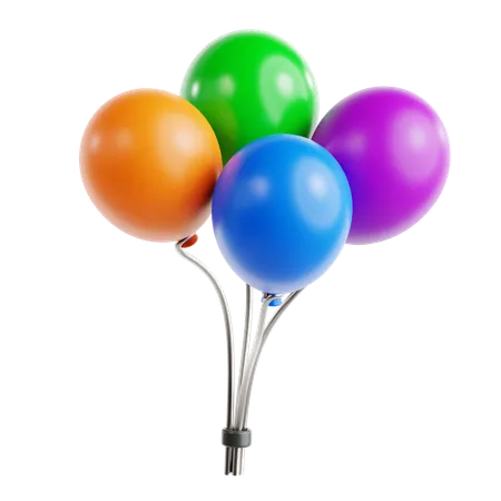 Balloons  3D Icon