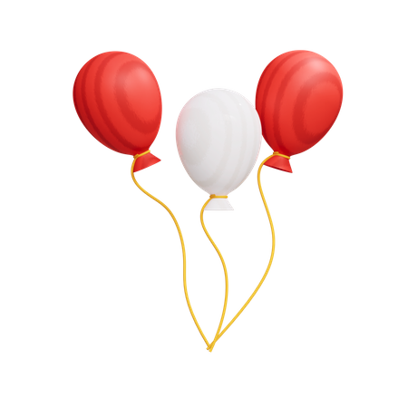 Balloons  3D Icon