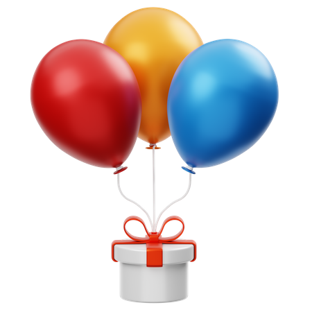 Balloons  3D Icon