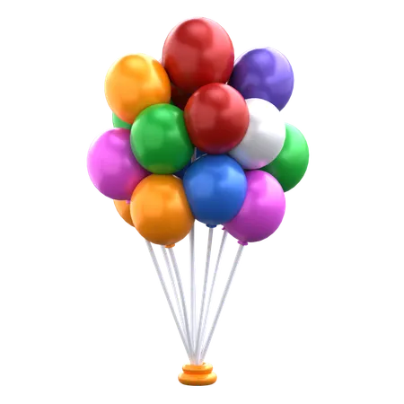 Balloons  3D Icon