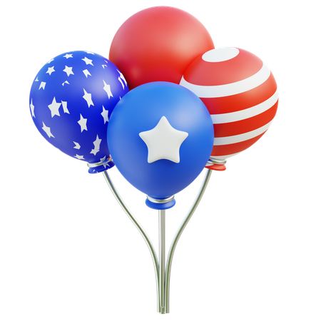 Balloons  3D Icon