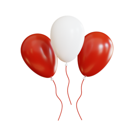 Balloons  3D Icon