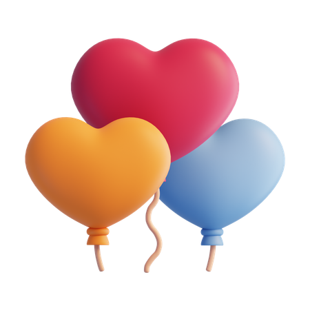 Balloons  3D Icon