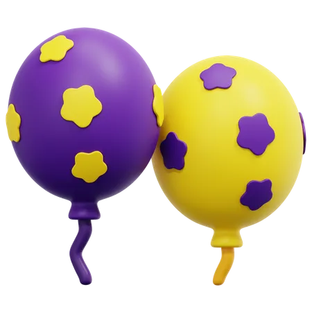 Balloons  3D Icon