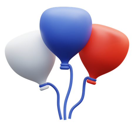 Balloons  3D Icon