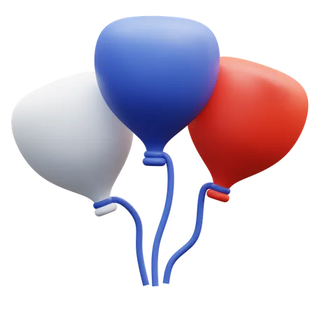 Balloons  3D Icon
