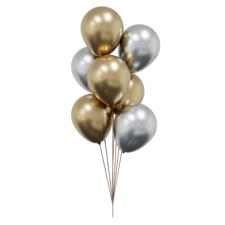 Balloons  3D Icon