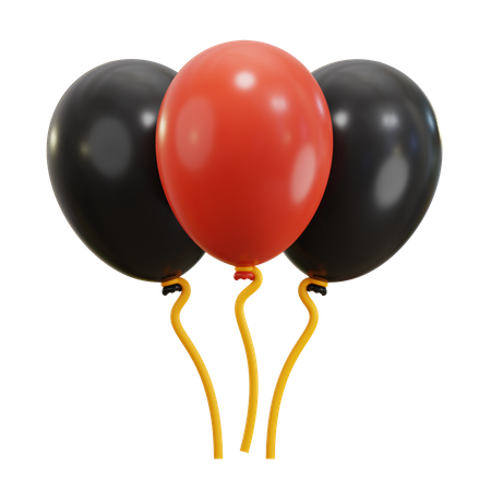 Balloons  3D Icon