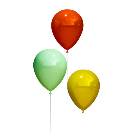 Balloons  3D Illustration