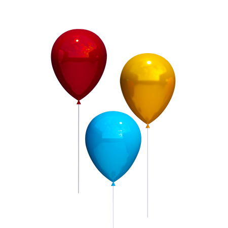 Balloons  3D Illustration