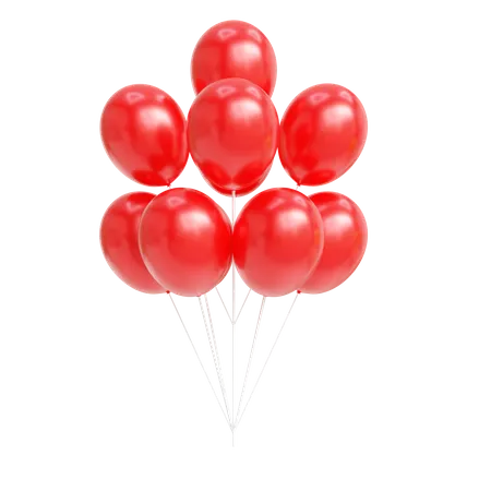 3 D Balloon For Celebration 3D Icon