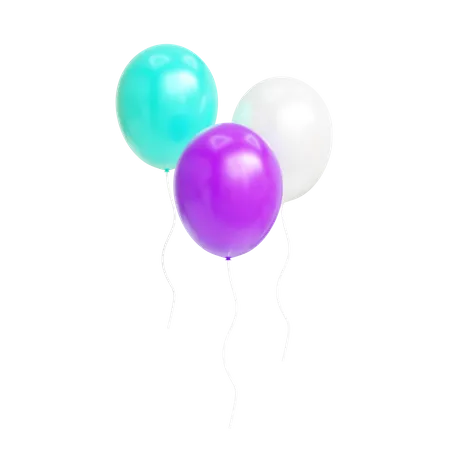 3 D Balloon For Celebration 3D Icon