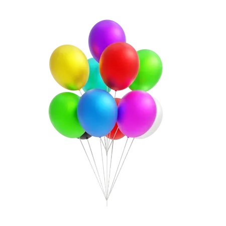 Balloon 3 D Design 3D Icon