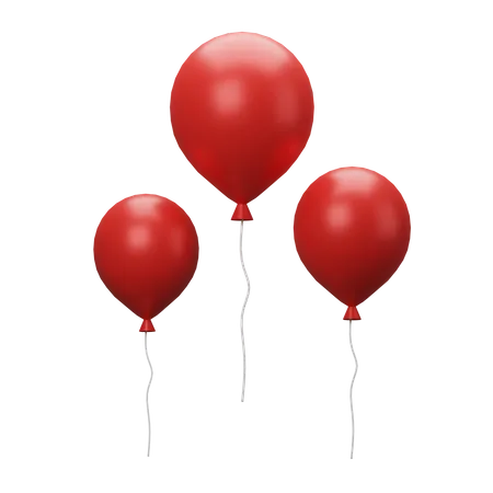 Balloons  3D Icon