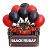 Balloons With Black Friday Text