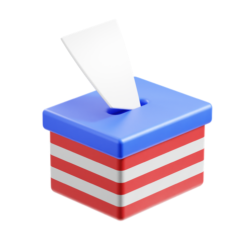 Ballot Box  3D Icon