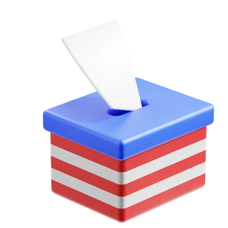 Ballot Box  3D Icon