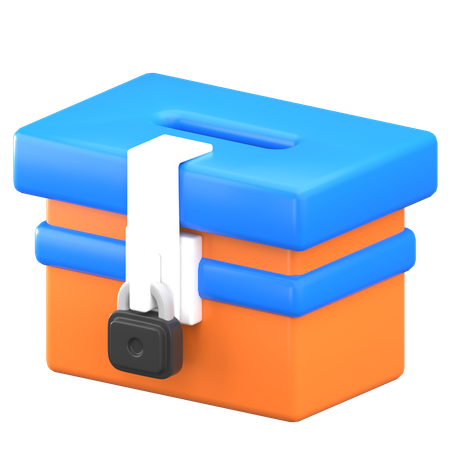 Ballot Box  3D Icon