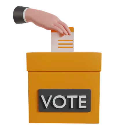 Ballot Box  3D Icon