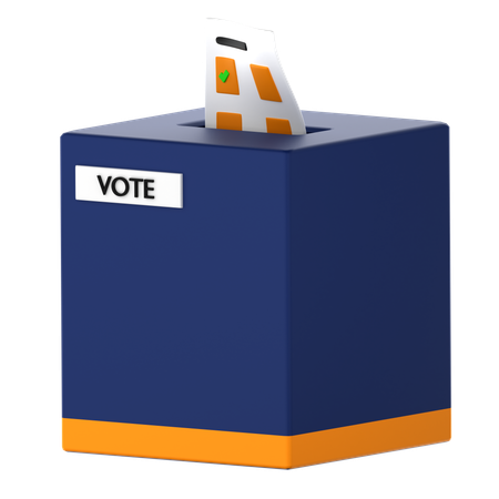 Ballot Box  3D Icon