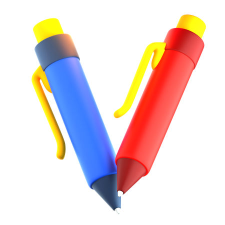 Ballpoint Pen  3D Icon