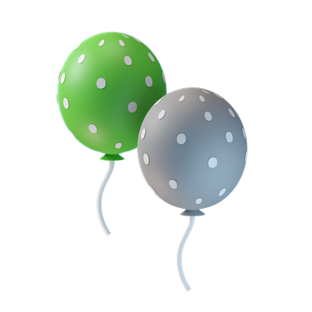 Balões  3D Icon