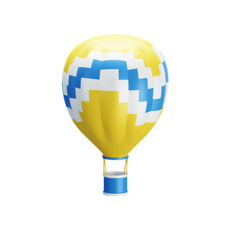 Balões de ar quente  3D Icon